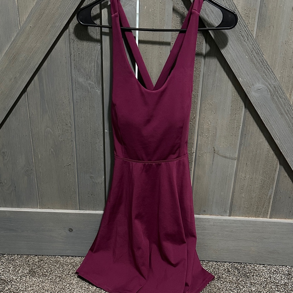 HALARA Plum 2 Piece Active Dress